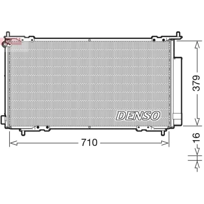 Imagen de DENSO DCN40015 Condensador con secador R 134 a HONDA: CR V 2