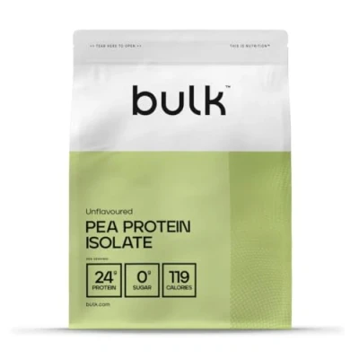 Imagen de Bulk Proteína de Guisante Aislada, Batido proteínas veganas, Sin sabores añadidos, 2.5kg, 83 Dosis