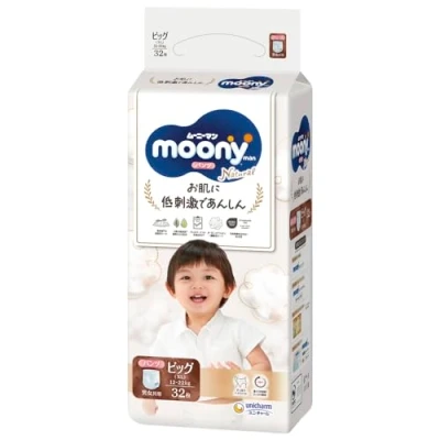 Imagen de Moony Natural Diapers panties PBL 12 22kg 32pcs