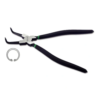 Imagen de Alicates de mango anular TOPTUL 12 &quot;, Longitud 165 mm (innen) gebogen, 85 140