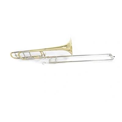 Imagen de Roy Benson Trombón tenor en Sib/F TT 242F (válvula de cuarto, campana latón 8,5&quot;, calibre 13,89 mm, láminas alpaca, diseño ergonómico, un práctico estuche)