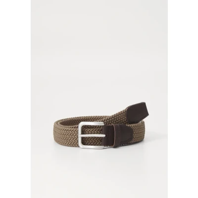 Imagen de Jack &amp; Jones Jacspring BELT Cinturón trenzado, Hombre, Talla: 80, Oxford tan