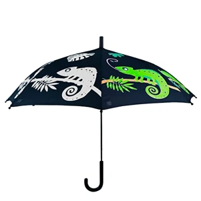 Imagen de Esschert Design paraguas camaleón que cambia de color con la lluvia infantil, S