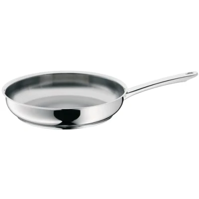 Imagen de WMF Profi Sartén 28 cm Sin Antiadherente de Acero Inoxidable, para Todo Tipo Cocinas Incluido Inducción