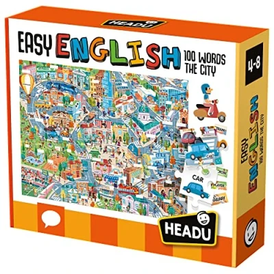 Imagen de Headu Juego Infantil Aprender Inglés, Multicolor (IT21000)