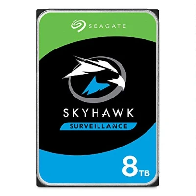 Imagen de Seagate SkyHawk, 8TB, Unidad de disco duro interna vigilancia, HDD, 3,5 in, SATA