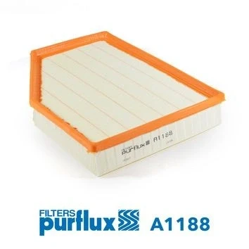 Imagen de PURFLUX A1188 Filtro de aire 47 231 292 Cartucho filtrante BMW: 5 Berlina, Touring, 6 Coupé