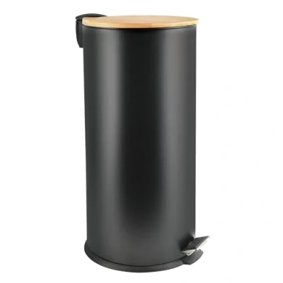 Imagen de Spirella Cubo de basura con pedal ADONIS 30L, negro