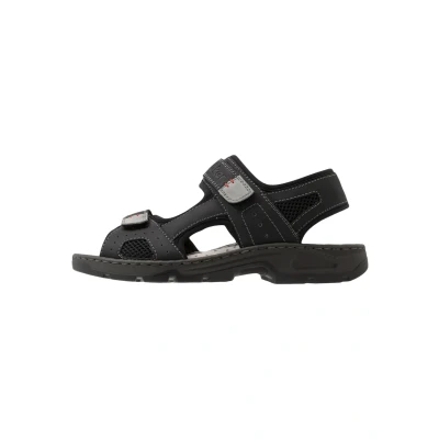 Imagen de Rieker 26156, Sandalias Hombre, Black/Grey 02, 40 EU