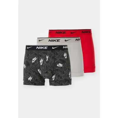 Imagen de Nike Underwear Trunk 3 PACK Culotte, Hombre, Talla: Large, Colge grey/uni red