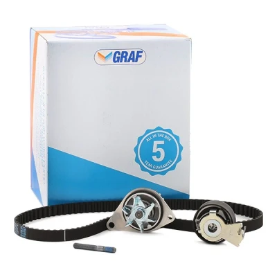 Imagen de Bomba de agua + kit correa distribución GRAF KP837 1