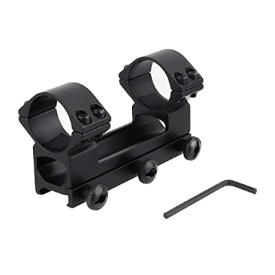 Imagen de ToopMount Anillos de Montaje Perfil Alto Doble 30 mm Adaptador 20 Weaver/Picatinny Rail Mount