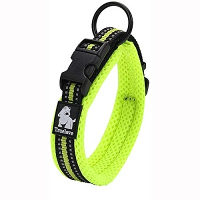 Imagen de True Love Collar de adiestramiento para Perros TLC5011 Reflectante (XS, Amarillo neón)