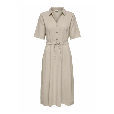 Imagen de JDY SAY MIDI NOOS Vestido camisero, Mujer, Talla: XS, Oatmeal