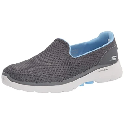 Imagen de Skechers Go Walk 6 Big Splash, Slip on Mujer, Grey Blue, 41 EU