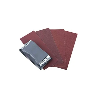 Imagen de wolfcraft Kit de lijar manual 41 pzas. I 2877000 Práctico juego para trabajos lijado finos y uniformes