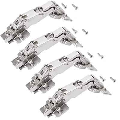 Imagen de SOTECH 4 piezas Bisagra gran angular T45 Tope de esquina 165 cazoleta Soft Close incl. placa montaje
