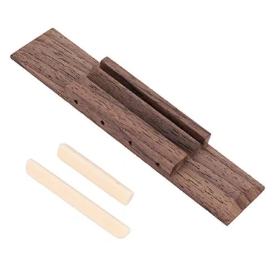 Imagen de Bnineteenteam Puente Ukelele, Tuerca de Ukelele Palisandro 4 Cuerdas para Kit reemplazo Soprano Accesorios