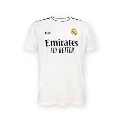 Imagen de Real Madrid Camiseta Primera Equipación Temporada 24/25, Blanca, Adulto L, Replica con Licencia Oficial