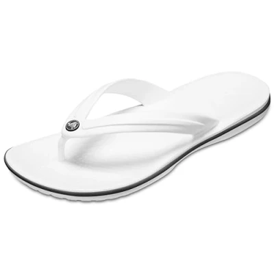 Imagen de Crocs Crocband Flip, Chanclas Unisex adulto, Blanco, 36/37 EU