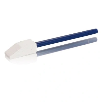 Imagen de Maximex Limpiador especial para inodoros, con piedra pómez biselada y mango de madera, limpieza fácil sin productos químicos, 20 cm longitud