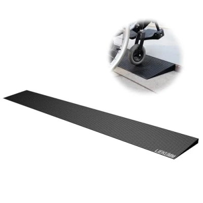 Imagen de LIEKUMM Rampa de Goma 1,5cm,Rampa Umbral Puerta, para Silla Ruedas Antideslizante,Rampa bordillo Entrada,baño,supermercado,Garaje,Jardines, fábricas