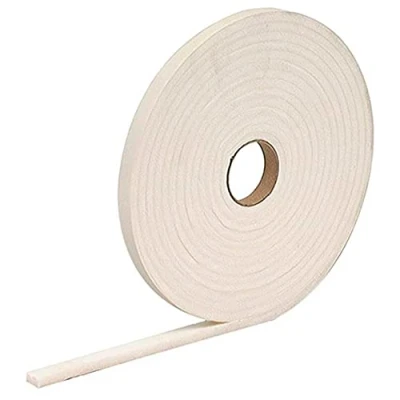 Imagen de Merriway bh04940 autoadhesivo burlete de espuma alta densidad PVC, 5 m, color blanco, Pack 2