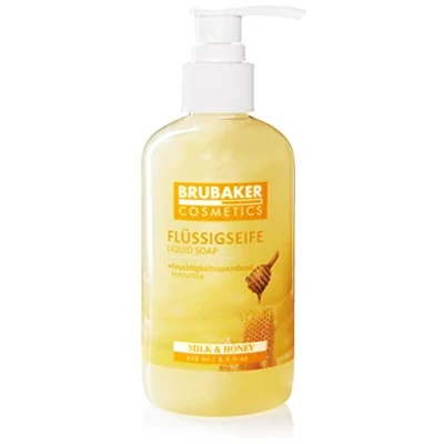 Imagen de BRUBAKER Cosmetics Jabón Líquido Leche &amp; Miel Para manos higiénicamente limpias Fórmula extra suave e hidratante