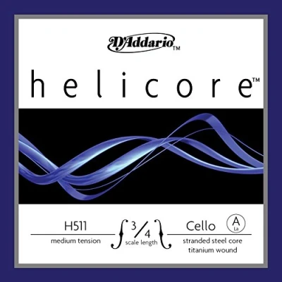 Imagen de D&#039;Addario Helicore 3/4 Scale Medium Tension Single A String for Cello