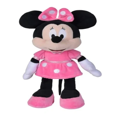 Imagen de Simba Toys Peluche Disney Minnie Mouse, Material Suave y Agradable, 100% Original, Apto para Niños Niñas de todas las Edades 35 cm