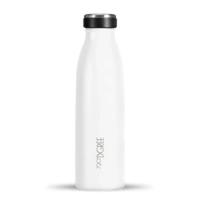 Imagen de 720DGREE Botella Agua Acero Inoxidable “milkyBottle“ 500ml Sin BPA Free, Antigoteo y Prueba de Fugas Frasco térmico, Cantimplora Aislada Bebida con Gas, Deporte, Escuela, Gimnasio, Exteriore