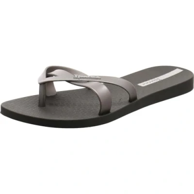 Imagen de Ipanema Kirei Fem, Chanclas Mujer, Negro/Plateado, 39 EU