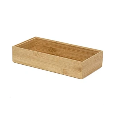 Imagen de Compactor Bamboo Rangement &amp; Cie RAN6962 Caja de bambú (30 x 15 6,35 cm), XX Large