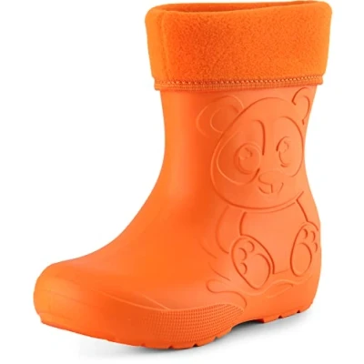 Imagen de Ladeheid Botas de Agua en EVA Unisexo Niños Niñas LA CA 11 (Naranja (151c), 24/25 EU)