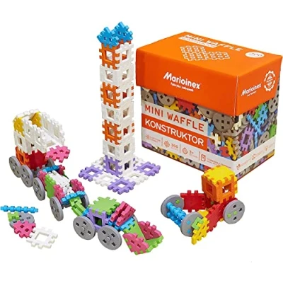 Imagen de Marioinex Mini Waffle Konstruktor 300 Constructor Conjunto de construcción, Multicolor, Small 902271