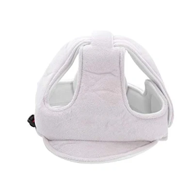 Imagen de Gorra Protectora para Bebe,Casco de Seguridad Ajustable Protección Arneses la Cabeza Cojín del Sombrero con Dibujos Animados (Grey)