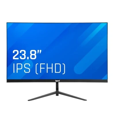 Imagen de iggual Monitor Full HD de 24 Pulgadas, Pantalla LED con Panel IPS, Marco Ultra Fino 1920x1080, 75hz y Respuesta en 1ms, Conexión VGA Estándar, HDMI 1.4 DisplayPort 1.2 (ML24S)