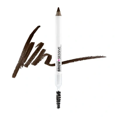 Imagen de wet n wild, Lápiz de Cejas Brow Sessive, Doble Punta con Pincel en Espiral para Finas y Gruesas, Fórmula Aspecto Natural, Definición Color, Marrón Oscuro