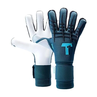 Imagen de T1TAN Petrol Beast 3.0 Guantes de Portero con protección para los Dedos fútbol porteros Talla 9