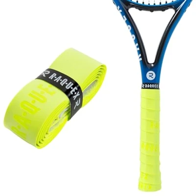 Imagen de Raquex Enhance Grip para Raqueta: Pádel, Tenis, Bádminton y Squash. Pegajoso, Duradero, Absorbente. 14 Colores. Autoadhesiva Raqueta