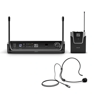 Imagen de LD Systems U308 BPH Sistema inalámbrico con petaca y micrófono de diadema 863 865 MHz + 823 832