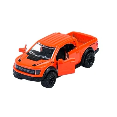Imagen de Majorette Premium Cars Ford F 150 Raptor, Naranja, Rojo