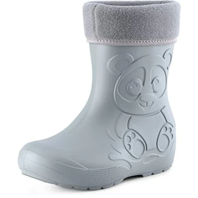 Imagen de Ladeheid Botas de Agua en EVA Unisexo Niños Niñas LA CA 11 (Gris, 26/27 EU)