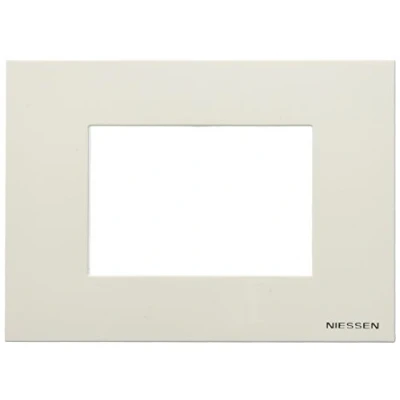 Imagen de Niessen n2473bl marco monocaja std 3 mod zenit blanco Ref. 6522005262