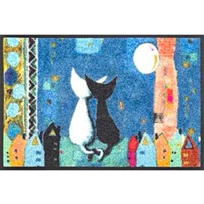 Imagen de Wash+Dry Alfombra Romance 40x60cm, Adecuada para Interiores y Exteriores, Lavable