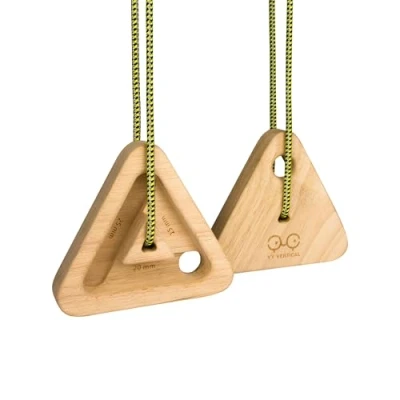 Imagen de YY Vertical Triángulos ultra ligeros para escalada en roca Hecho de madera goma reciclada