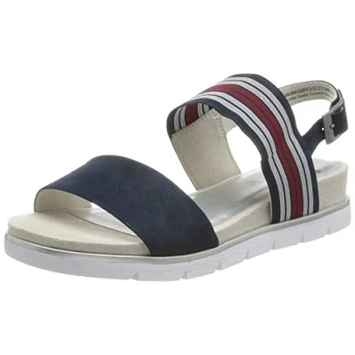 Imagen de Jana 8 28208 26, Sandalias Planas Mujer, Azul, 41 EU Ancho