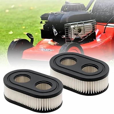 Imagen de CLDURHGE 2 Piezas Filtro Cortacésped, de Aire Césped, Motor para Briggs＆Stratton 593260 798339 798452 550E 550EX Série Eco Plus 575EX