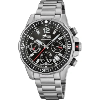 Imagen de LOTUS Reloj Hombre 18977/4 Chrono Caja de Acero Inoxidable 316l Titanio Correa
