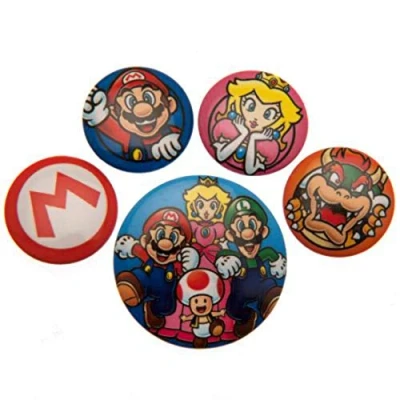 Imagen de Pyramid International Insignia de Super Mario, multicolor, 10 x 12,5 1,3 cm, BP80440